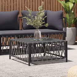 VidaXL 364145 banc de jardin Tissu, Acier