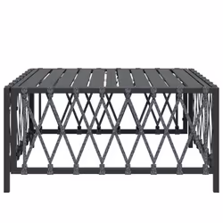 VidaXL 364145 banc de jardin Tissu, Acier - Vue supplémentaire 4