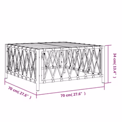 VidaXL 364145 banc de jardin Tissu, Acier - Vue supplémentaire 5