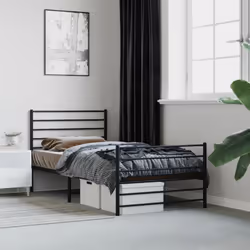 Si vous recherchez un cadre de lit robuste pour votre chambre à coucher, ce cadre de lit classique au design élégant et intem ...