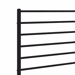 VidaXL 352348 tête de lit et pied de lit Noir - Vue supplémentaire 5
