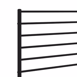 VidaXL 352351 tête de lit et pied de lit Noir - Vue supplémentaire 6