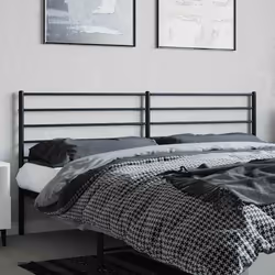 VidaXL 352356 tête de lit et pied de lit Noir