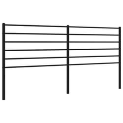 VidaXL 352357 tête de lit et pied de lit Noir