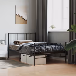 Si vous recherchez un cadre de lit robuste pour votre chambre à coucher, ce cadre de lit classique au design élégant et intem ...