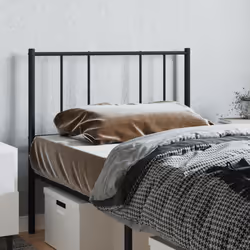 VidaXL 352509 tête de lit et pied de lit Noir