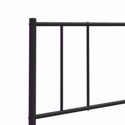 VidaXL 352509 tête de lit et pied de lit Noir - Vue supplémentaire 6