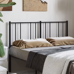 VidaXL 352514 tête de lit et pied de lit Noir - Vue supplémentaire 2