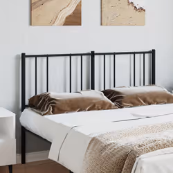 VidaXL 352514 tête de lit et pied de lit Noir - Vue supplémentaire 3