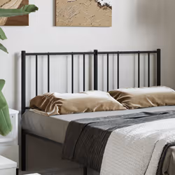 VidaXL 352515 tête de lit et pied de lit Noir