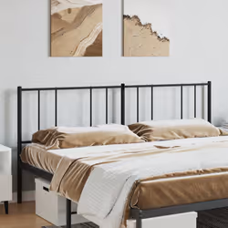 VidaXL 352516 tête de lit et pied de lit Noir