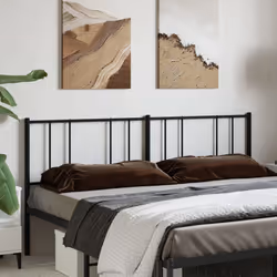 VidaXL 352517 tête de lit et pied de lit Noir