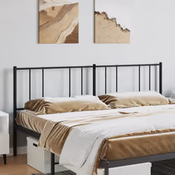 VidaXL 352517 tête de lit et pied de lit Noir
