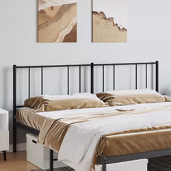 VidaXL 352518 tête de lit et pied de lit Noir