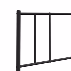 VidaXL 352518 tête de lit et pied de lit Noir - Vue supplémentaire 6