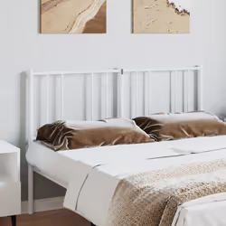 VidaXL 352564 tête de lit et pied de lit Blanc