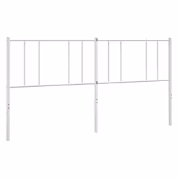 VidaXL 352565, Blanc, Acier, 180 cm, 1870 mm, 90 cm, 30 mm