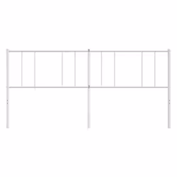 VidaXL 352565 tête de lit et pied de lit Blanc - Vue supplémentaire 4