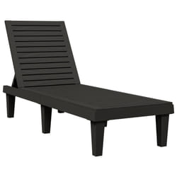 VidaXL 364146 chaise d'extérieur Linge Polypropylène (PP) Noir