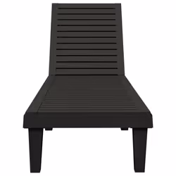 VidaXL 364146 chaise d'extérieur Linge Polypropylène (PP) Noir