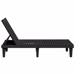 VidaXL 364148 chaise d'extérieur Linge Polypropylène (PP) Noir - Vue supplémentaire 6