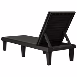 VidaXL 364148 chaise d'extérieur Linge Polypropylène (PP) Noir - Vue supplémentaire 7