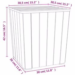 VidaXL 364152 table de jardin Noir - Vue supplémentaire 7