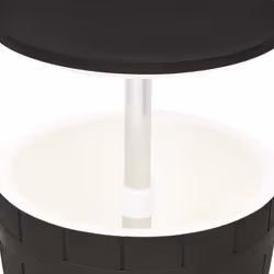 VidaXL 364159 table de jardin Noir - Vue supplémentaire 5
