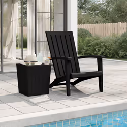 VidaXL 364165 chaise d'extérieur Terrace Siège rembourré Polypropylène (PP) Noir