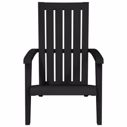 VidaXL 364165 chaise d'extérieur Terrace Siège rembourré Polypropylène (PP) Noir
