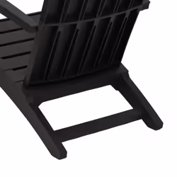 VidaXL 364165 chaise d'extérieur Terrace Siège rembourré Polypropylène (PP) Noir - Vue supplémentaire 7