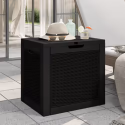 La boîte de rangement de jardin est une solution parfaite pour garder votre espace extérieur propre et bien rangé. Matériau d ...