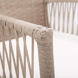 VidaXL 363408 chaise d'extérieur Terrace Siège rembourré Polyuréthane, Acier Beige, Crème, Blanc - Vue supplémentaire 6