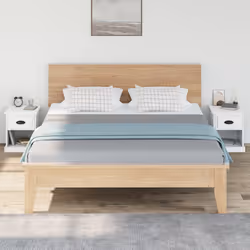 VidaXL 816129 Table de nuit et table de chevet Blanc
