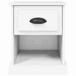 VidaXL 816129 Table de nuit et table de chevet Blanc - Vue supplémentaire 8