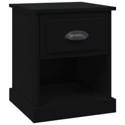 VidaXL 816130 Table de nuit et table de chevet Noir