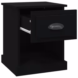 VidaXL 816130 Table de nuit et table de chevet Noir - Vue supplémentaire 6