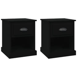 VidaXL 816131 Table de nuit et table de chevet Noir