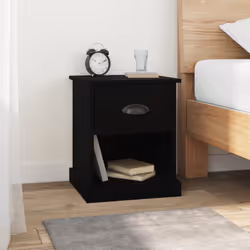 VidaXL 816131 Table de nuit et table de chevet Noir