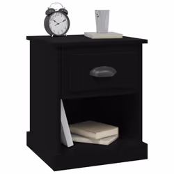 VidaXL 816131 Table de nuit et table de chevet Noir - Vue supplémentaire 5