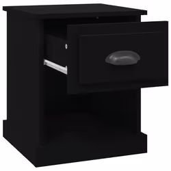 VidaXL 816131 Table de nuit et table de chevet Noir - Vue supplémentaire 7