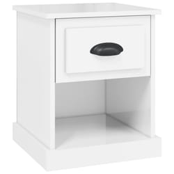 VidaXL 816132 Table de nuit et table de chevet Blanc