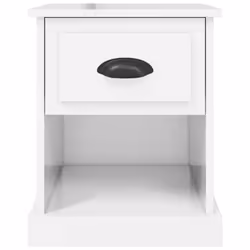 VidaXL 816133 Table de nuit et table de chevet Blanc - Vue supplémentaire 7