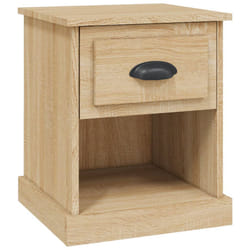 VidaXL 816134 Table de nuit et table de chevet Chêne