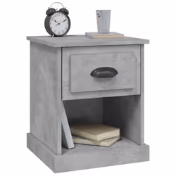 VidaXL 816136 Table de nuit et table de chevet Couleur du béton - Vue supplémentaire 4