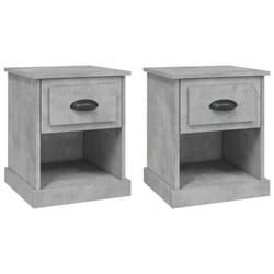 VidaXL 816137 Table de nuit et table de chevet Couleur du béton