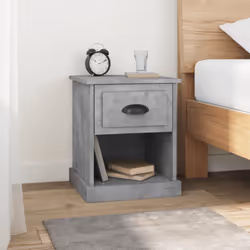 VidaXL 816137 Table de nuit et table de chevet Couleur du béton