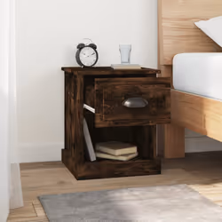 VidaXL 816139 Table de nuit et table de chevet Chêne - Vue supplémentaire 4