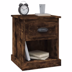 VidaXL 816139 Table de nuit et table de chevet Chêne - Vue supplémentaire 5