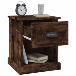 VidaXL 816139 Table de nuit et table de chevet Chêne - Vue supplémentaire 6